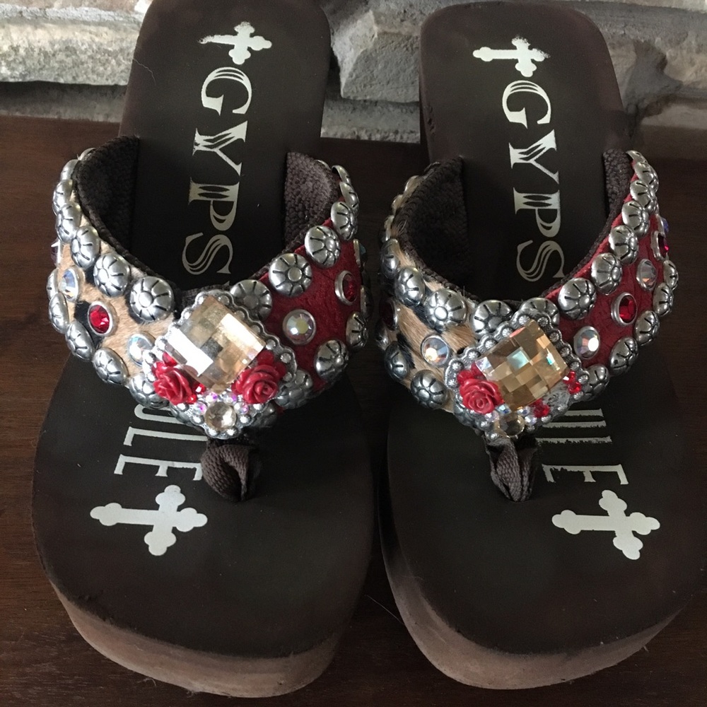 Gypsy Soule Flip-Flops Sz 8